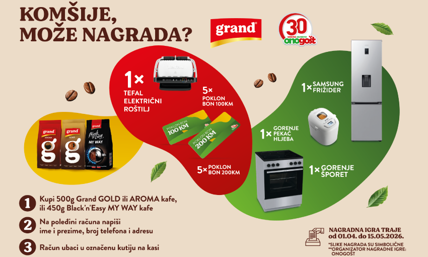 Nagradna igra Grand kafa