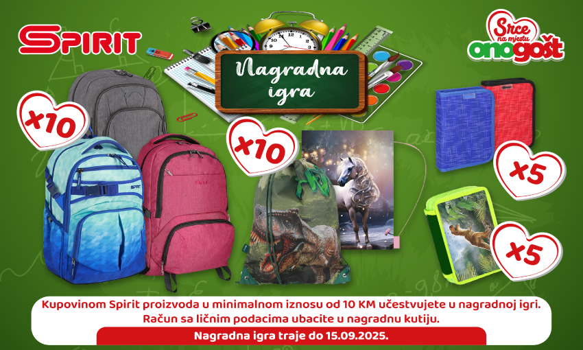 Nagradna igra Spirit!