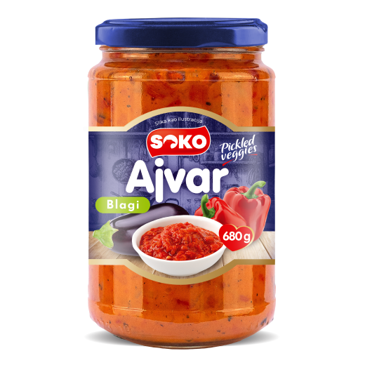 Ajvar blagi Soko 680g