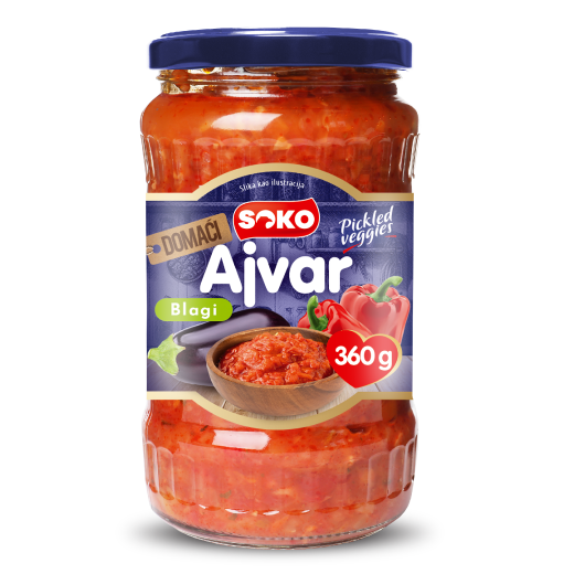 Ajvar domaći blagi Soko 360g