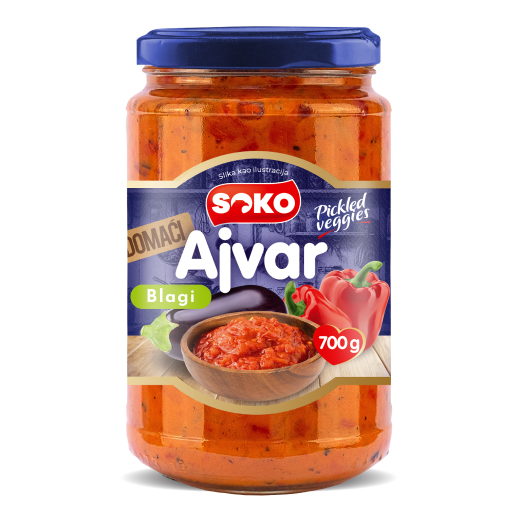 Ajvar domaći blagi Soko 700g