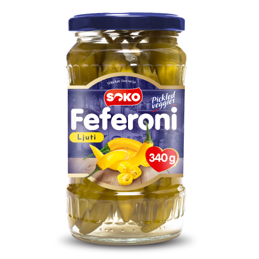 Feferoni ljuti Soko 340g