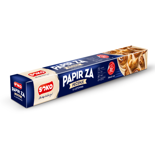 Papir za pečenje u listovima 20/1
