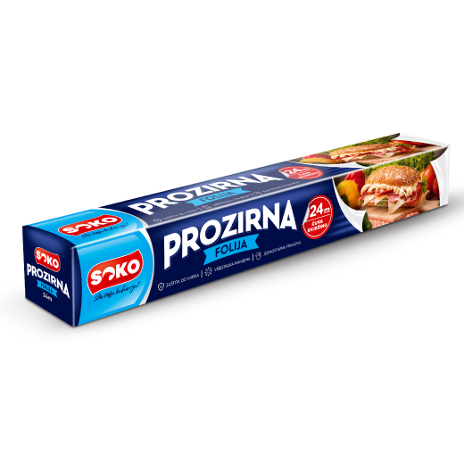 Prozirna folija Soko 24m